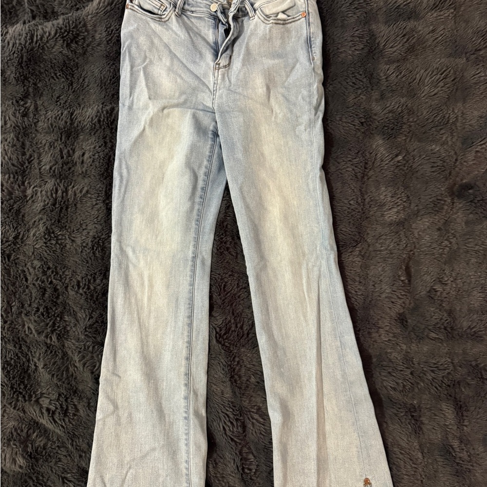 Judy Blue Light Wash Flare Jeans